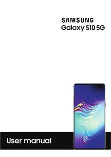 Samsung Galaxy S10 5G manual. Smartphone Instructions.